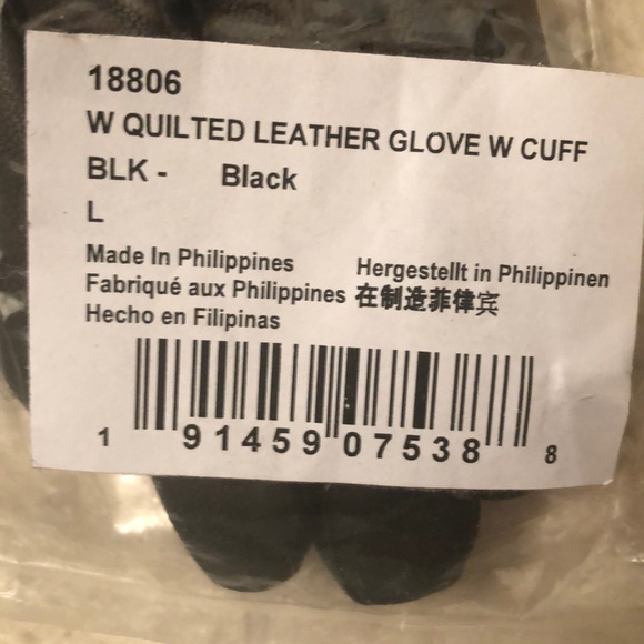 Women’s UGG quilted leather gloves size large new - Picture 5 of 7